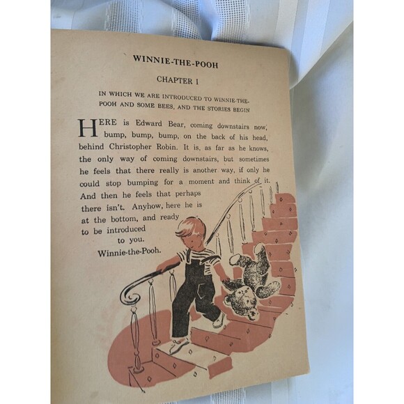 1946 Winnie the Pooh (Three Stories) A.A. Milne children's book Paula Pine art - Picture 9 of 12
